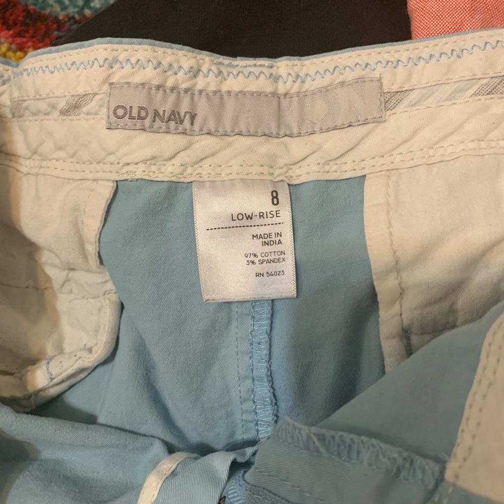 Light blue shorts
